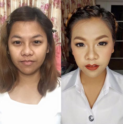 ทรงผมรับปริญญา ผมสั้น