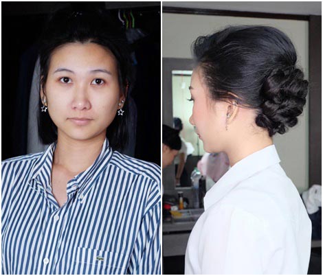 ทรงผมรับปริญญา ผมสั้น