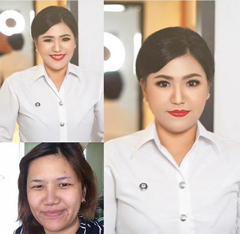 ทรงผมรับปริญญา ผมสั้น