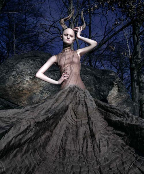 นางแบบสวยแปลก