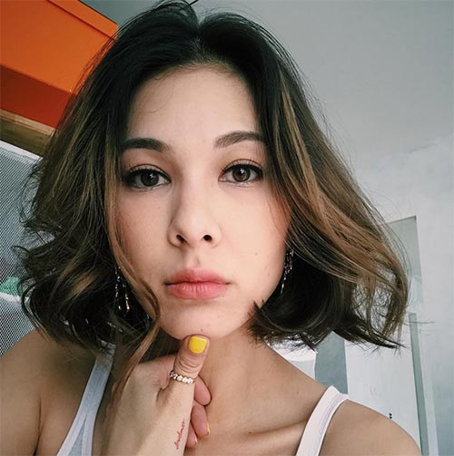 ทรงผมสั้นดารา