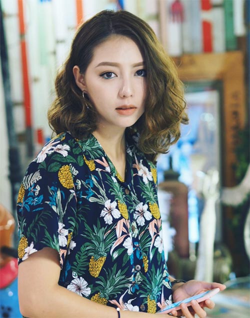 ทรงผมสั้นดารา