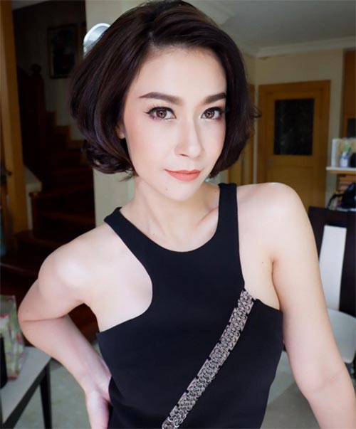 ทรงผมสั้นดารา