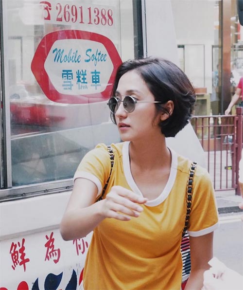 ทรงผมสั้นดารา