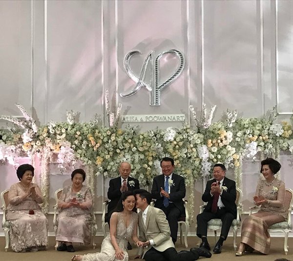 งานแต่ง อั๋น ภูวนาท จ๋า อลิสา