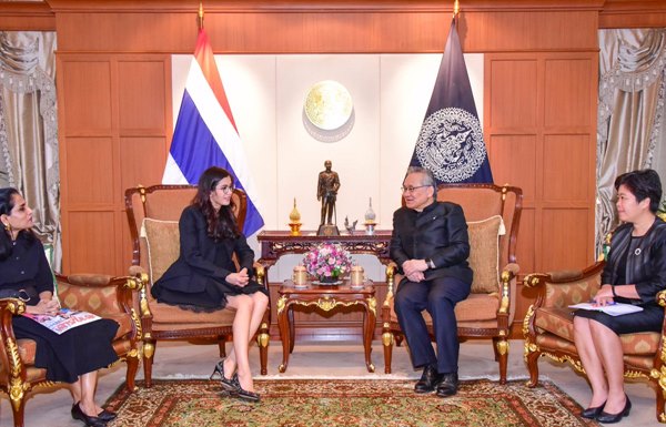 ปู ไปรยา เข้าพบ ดอน ปรมัตถ์วินัย ในฐานะทูตสันถวไมตรี UNHCR