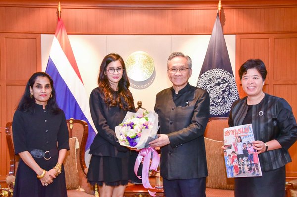 ปู ไปรยา เข้าพบ ดอน ปรมัตถ์วินัย ในฐานะทูตสันถวไมตรี UNHCR