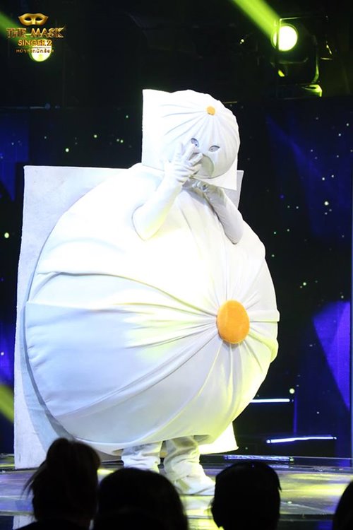 ไอซ์ อภิษฎา ให้กำลังใจ หน้ากากซาลาเปา