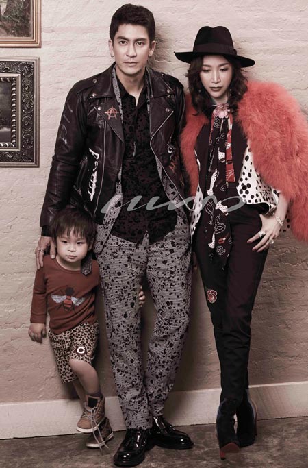 ติ๊ก เจษฎาภรณ์ ครอบครัว ถ่ายแบบปกนิตยสาร แพรว