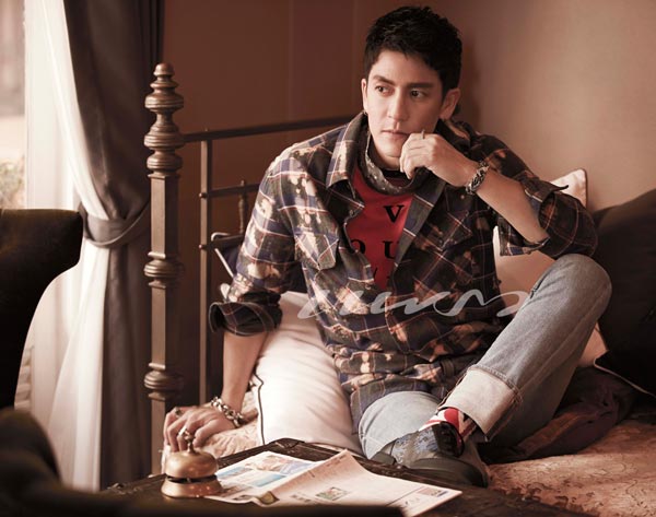 ติ๊ก เจษฎาภรณ์ ครอบครัว ถ่ายแบบปกนิตยสาร แพรว