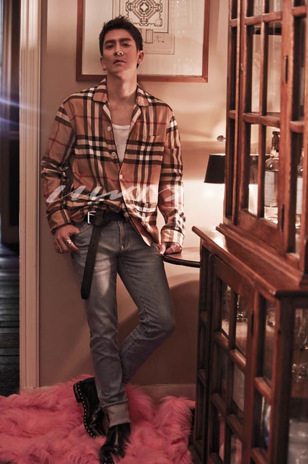 ติ๊ก เจษฎาภรณ์ ครอบครัว ถ่ายแบบปกนิตยสาร แพรว