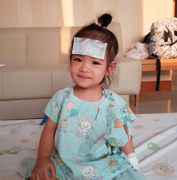 น้องอลิน ป่วย