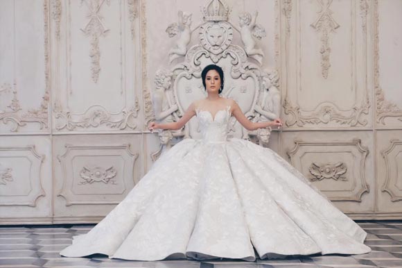 ขวัญ อุษามณี ถ่ายแบบชุดแต่งงาน