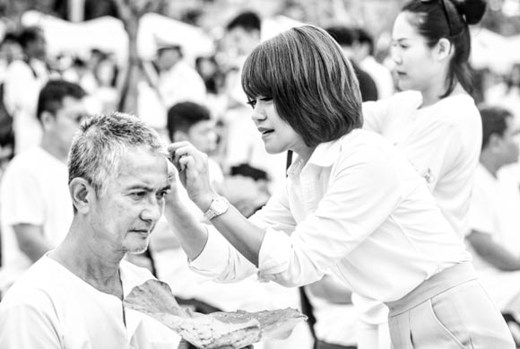 ชิน ชินวุฒิ กวินท์ ดูวาล ทนงศักดิ์ อุปสมบทหมู่ถวายในหลวง ร.9 