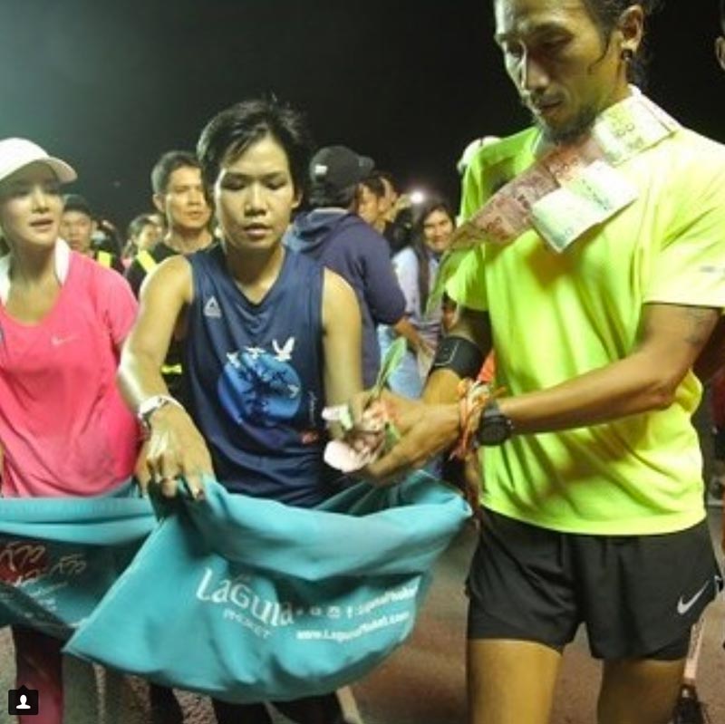 กาละแมร์ โพสต์ซึ้งถึง ก้อย รัชวิน ผู้วิ่งเคียงข้าง ตูน บอดี้สแลม