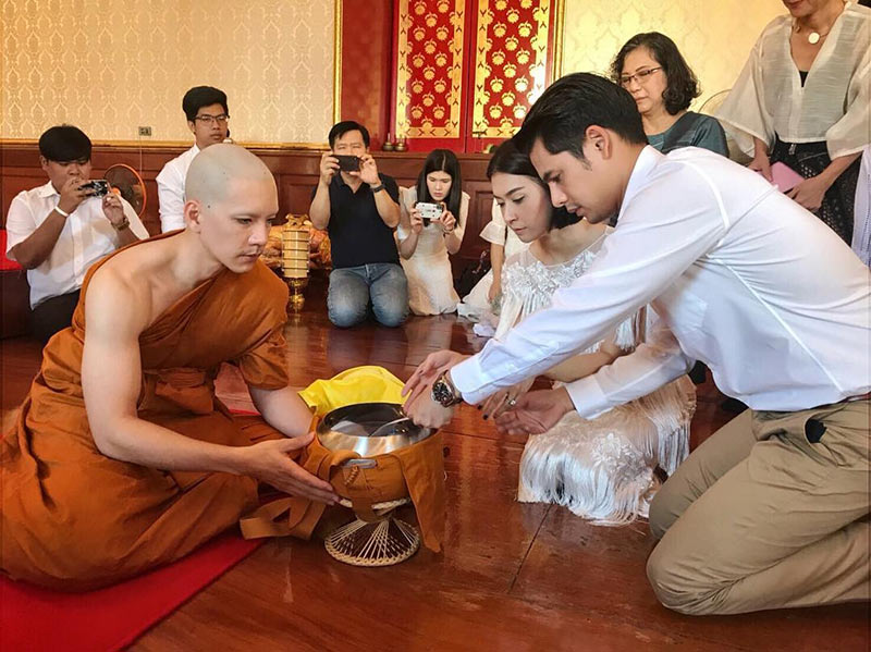 นิว วงศกร บวช