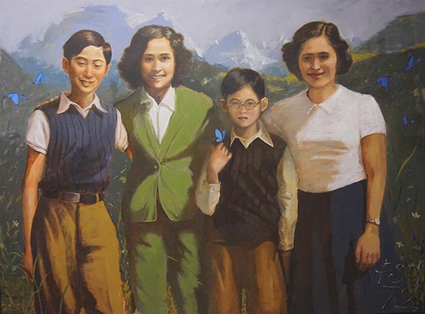 ภาพวาดในหลวง ร.9