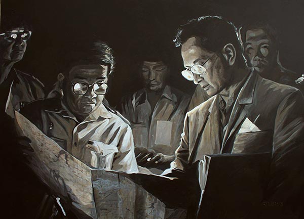 ภาพวาดในหลวง ร.9