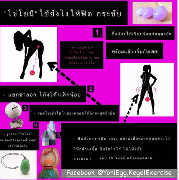 ไข่โยนี ไอเทมเด็ดสำหรับสาว ๆ