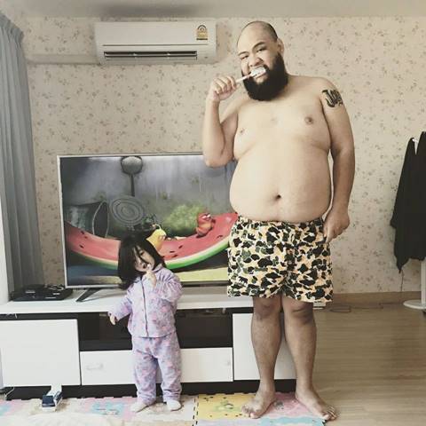 กอล์ฟ ฟักกลิ้ง ฮีโร่ กับเรื่องเล่าในวันเกิด น้องชูใจ จากหัวใจของพ่อ 