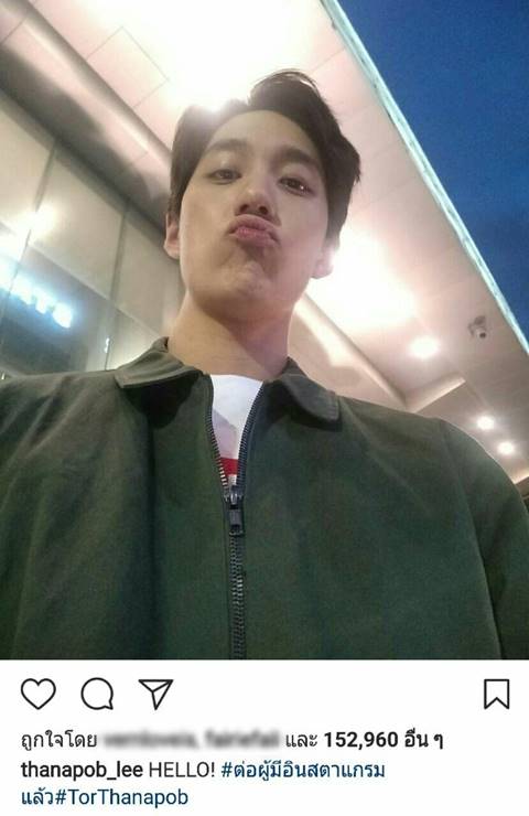 ต่อ ธนภพ เปิดตัวเล่น IG