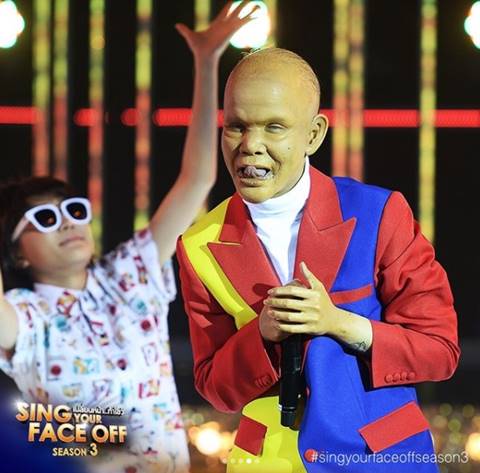  ซานิ แต่งหน้าเป็น เอ็ดดี้ ผีน่ารัก