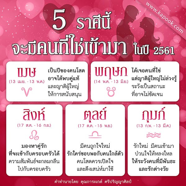 ดวงความรัก 2561
