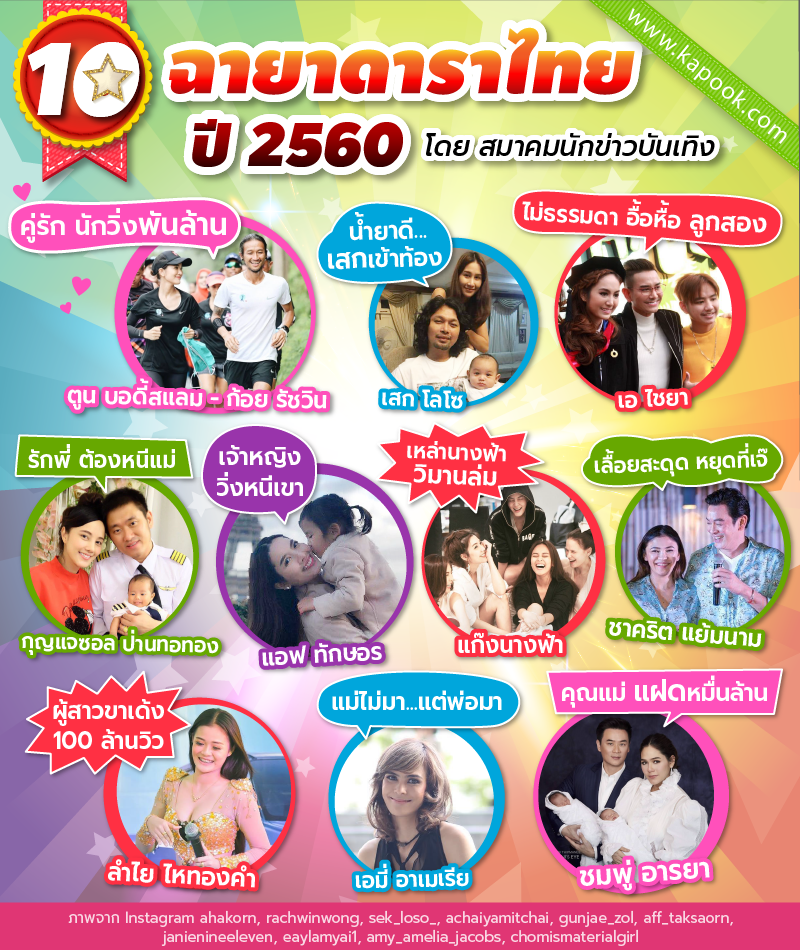ฉายาดารา 2560