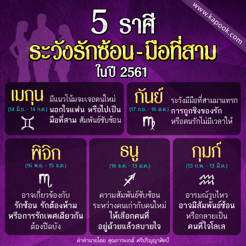 ดวงความรัก 2561