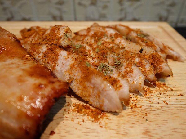 คอหมูย่างผงหม่าล่า