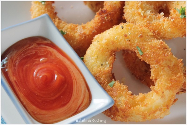 หอมทอดสอดไส้ชีส