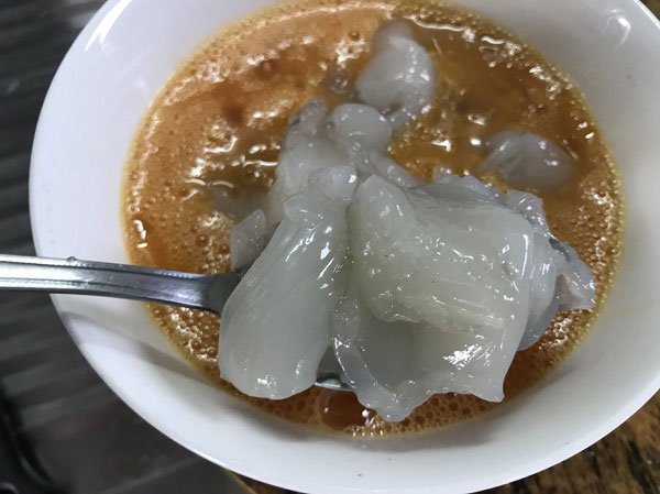 ไข่เจียวกุ้งมังกรเฮียไฝ