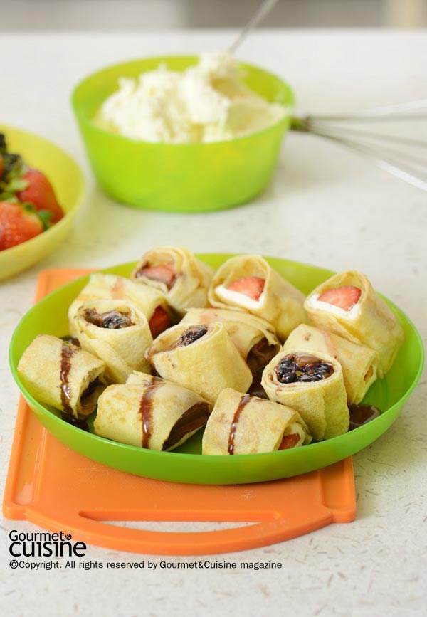 11 เมนูขนมไส้ผลไม้สด