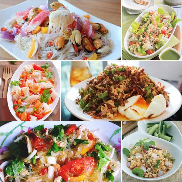 10 สูตรยำเส้น