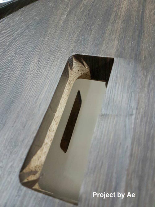 วิธีแก้ไขโต๊ะไม้อัดพองตัว