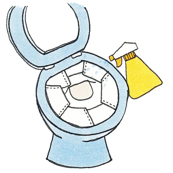 วิธีทำความสะอาดโถสุขภัณฑ์