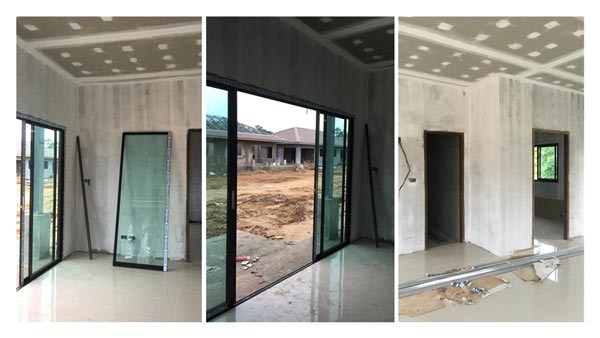 แบบบ้านแฝดชั้นเดียว