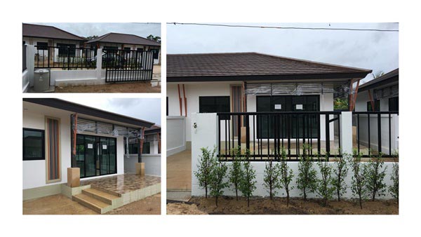 แบบบ้านแฝดชั้นเดียว