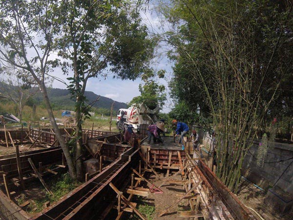 บ้านไม้ชั้นเดียวยกพื้นสูง