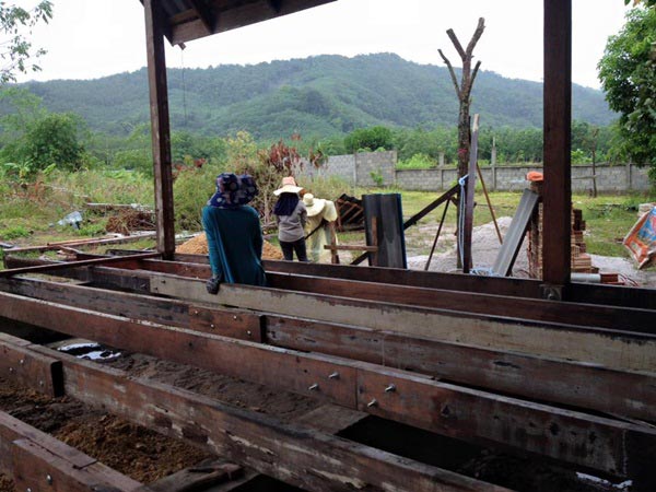 บ้านไม้ชั้นเดียวยกพื้นสูง