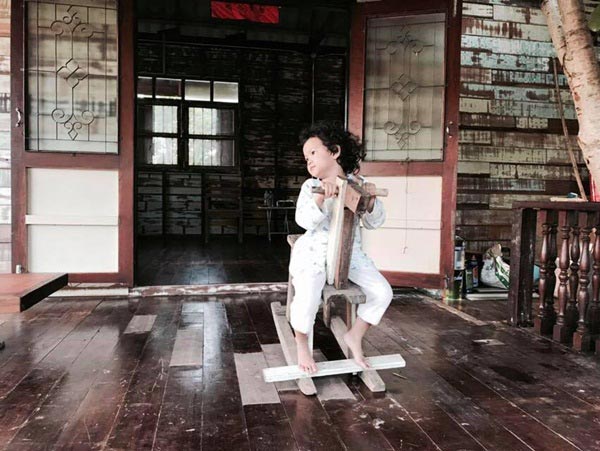 บ้านไม้ชั้นเดียวยกพื้นสูง