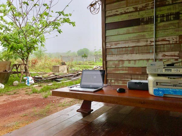 บ้านไม้ชั้นเดียวยกพื้นสูง