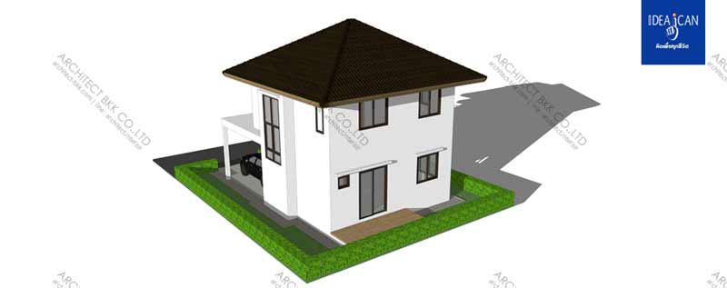 แบบบ้านสองชั้นฟรี