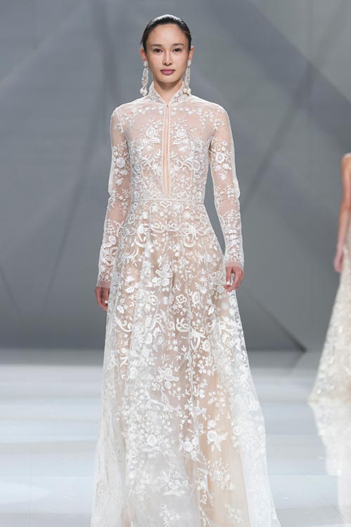 ชุดเจ้าสาวแขนยาว