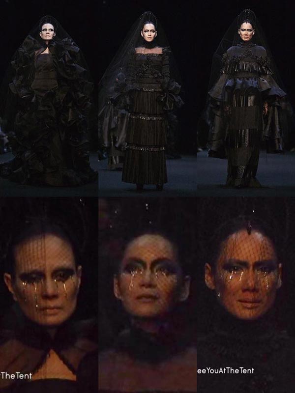 เสื้อผ้า Hook\'s บนเวที Elle Fashion Week