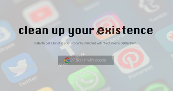 วิธีลบบัญชีทั้งหมดที่เคยสมัครไว้บนอินเทอร์เน็ต