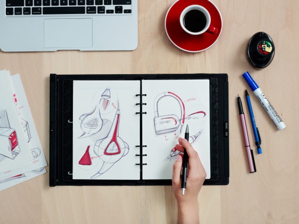 Lockbook สมุดโน้ตล็อกด้วยลายนิ้วมือ