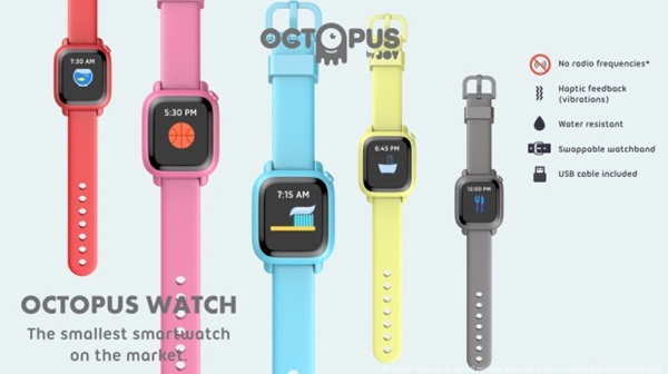 Octopus Timer Octopus Watch นาฬิกาข้อมือหนูน้อย แสดงไอคอนเตือนสิ่งที่ต้องทำ
