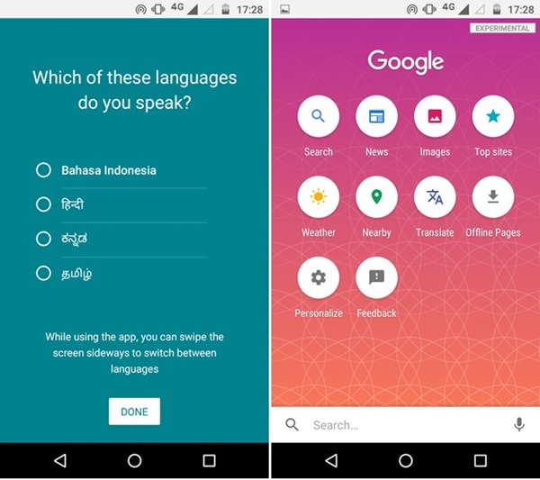 Google ทดสอบแอปฯ Search Lite สำหรับค้นหาข้อมูล