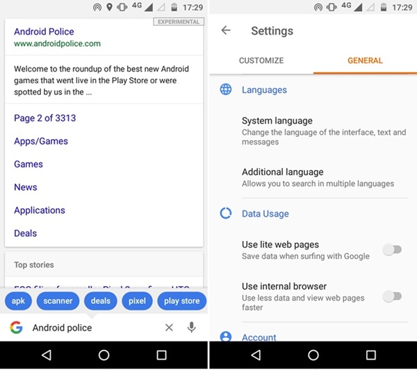 Google ทดสอบแอปฯ Search Lite สำหรับค้นหาข้อมูล